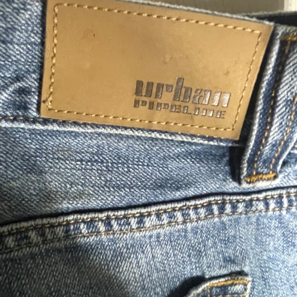 Urban Pipeline Relaxed Straight Boot 36x34 Jeans Distressed Y2K Streetwear - Picture 9 of 10